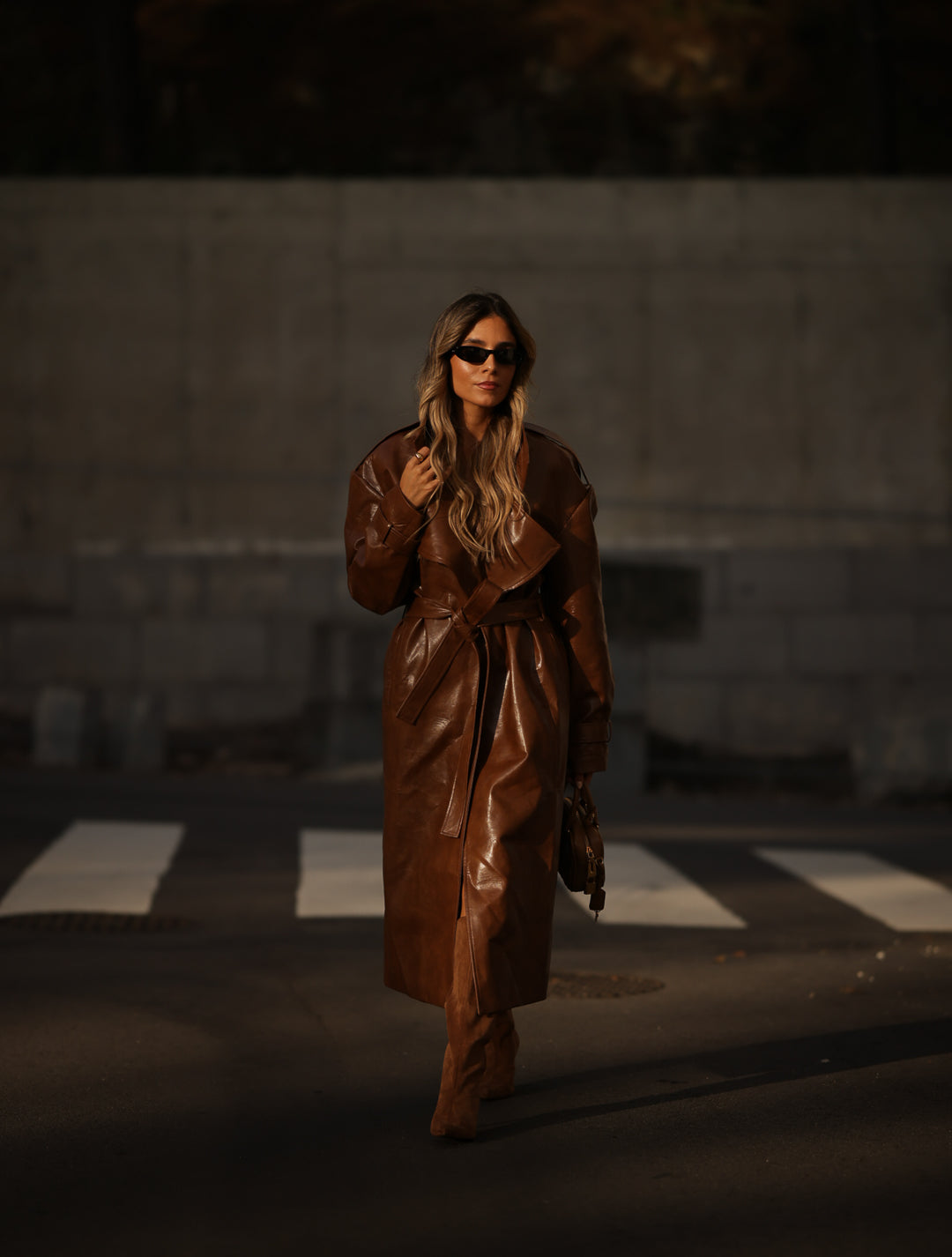 Cameron Camel Trench Coat